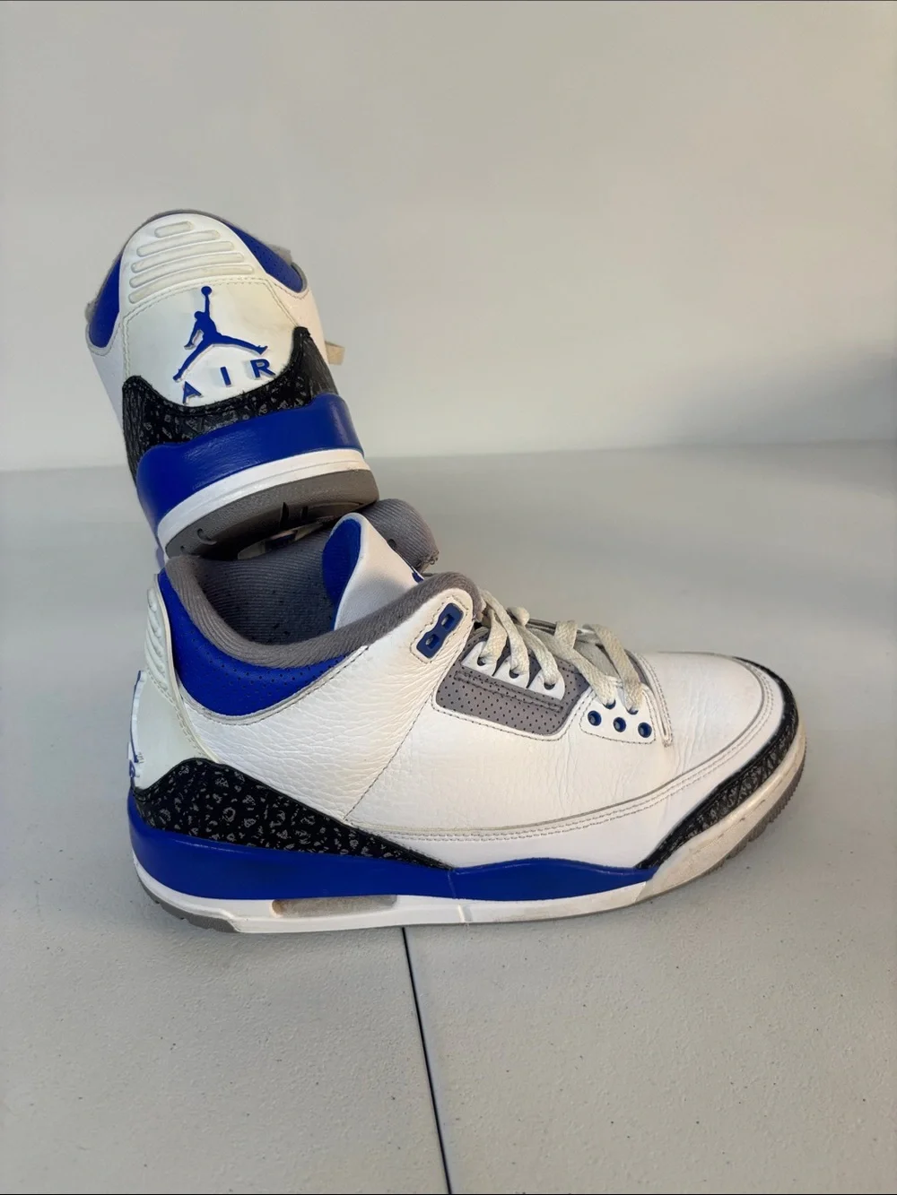 Jordan Men’s Sneakers - White / Royal Blue / Black